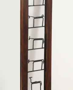 Frederic Weinberg Frederic Weinberg Iron and Wood Figural Wall Mirror circa 1950 - 3928295