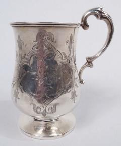 Frederick Brasted Antique English Victorian Classical Sterling Silver Baby Cup 1860 - 3769946