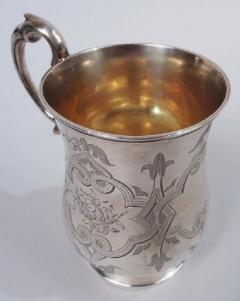 Frederick Brasted Antique English Victorian Classical Sterling Silver Baby Cup 1860 - 3769947