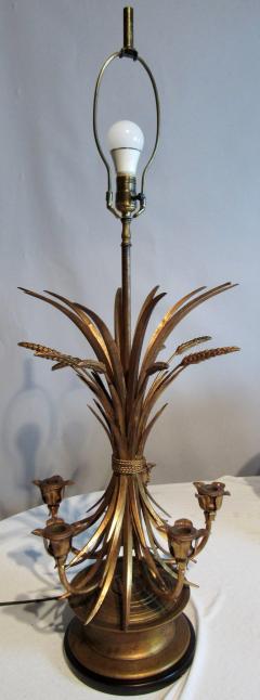 Frederick Cooper Italianate Gilt Sheaf of Wheat Candelabra Table Lamp Frederick Cooper - 574523