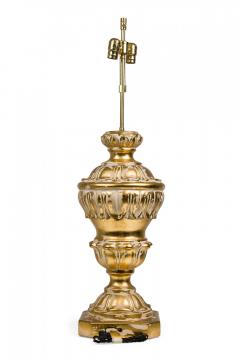 Frederick Cooper Lamp Co Pair of Frederick Cooper Plaster Parcel Gilt Baluster Table Lamps - 4162976