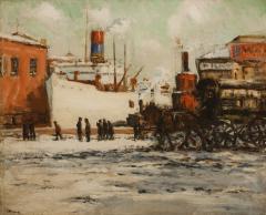 Frederick R Wagner The Shipyard Winter - 334115