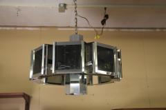 Frederick Raymond Frederick Raymond Chrome Chandelier from the 1970s - 1047953