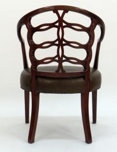 Frederick Victoria Carved Open Back Chair - 375288