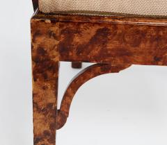 Frederick Victoria Monumental Pair of Faux Tortoise Chinese Chippendale Style Arm Chairs - 4331532