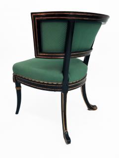 Frederick Victoria Windsor Model Regency Style Tufted Cove Back Armchair - 443212
