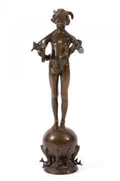 Frederick William MacMonnies Frederick William MacMonnies Bronze Pan of Rohallion USA 1990s Conceived 1890 - 2211923