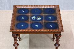 Frederik St rmose Sculptural Frederik St rmose Side Table Hand Decorated Tile Top Denmark 1930s - 4547450