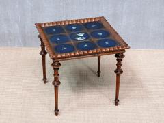 Frederik St rmose Sculptural Frederik St rmose Side Table Hand Decorated Tile Top Denmark 1930s - 4547452