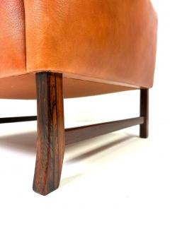 Fredrik Kayser 1960s Fredrik Kayser Leather Lounge Chair - 3887962