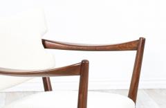 Fredrik Kayser Adolf Relling Fredrik Kayser Kaminstolen African Teak Wool Lounge Chairs - 2373298