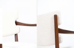 Fredrik Kayser Adolf Relling Fredrik Kayser Kaminstolen African Teak Wool Lounge Chairs - 2373302