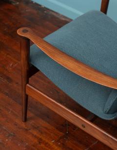 Fredrik Kayser Fredrik A Kayser Model 711 Rosewood Lounge Chairs - 4184097