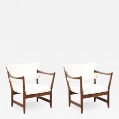 Fredrik Kayser Fredrik Kayser Adolf Relling Kaminstolen African Teak Wool Lounge Chairs - 2337307