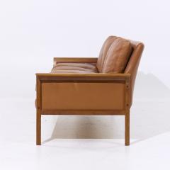 Fredrik Kayser Fredrik Kayser Model 934 Mid Century Teak and Leather Sofa - 4047488