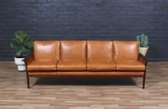 Fredrik Kayser Fredrik Kayser Model 934 Rosewood Leather Sofa - 3922184