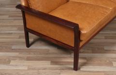 Fredrik Kayser Fredrik Kayser Model 934 Rosewood Leather Sofa - 3922195