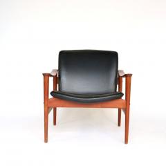 Fredrik Kayser Fredrik Kayser Teak Lounge Chair Model 711 - 3155316