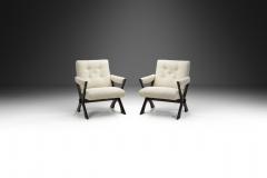 Fredrik Schriever Abeln Rare Fredrik Schriever Abeln Pair of Condor Armchairs Sweden 1960s - 2721872