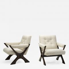 Fredrik Schriever Abeln Rare Fredrik Schriever Abeln Pair of Condor Armchairs Sweden 1960s - 2725813