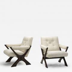 Fredrik Schriever Abeln Rare Fredrik Schriever Abeln Pair of Condor Armchairs Sweden 1960s - 3508218