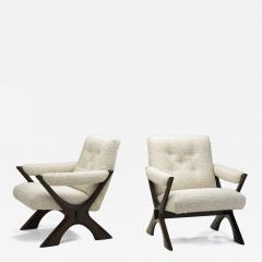 Fredrik Schriever Abeln Rare Fredrik Schriever Abeln Pair of Condor Armchairs Sweden 1960s - 4413474