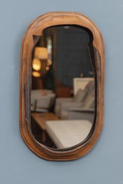 Free Form Leather Wall Mirror - 1551556
