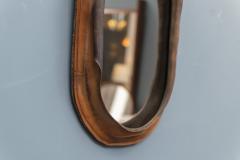Free Form Leather Wall Mirror - 1551561
