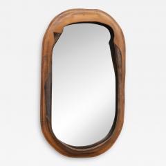 Free Form Leather Wall Mirror - 1554617