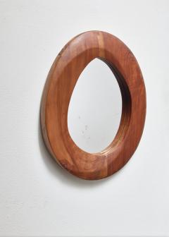 Free Form Wooden Mirror France 1950s - 862175