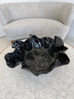 Free form organic shaped Ceramic bowl Made By Aram C Stamped Aram C  - 4126148