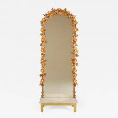 Free standing Gracie flower light mirror - 2023547