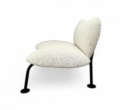 Freijo Moveis Loveseat with Organic Shape in Iron Boucle Freijo Moveis 1950s Lot 671A - 4373423