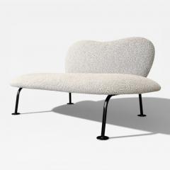 Freijo Moveis Organic Form Loveseat in Iron Boucle by Freijo Moveis 1950s Lot 671B - 4634590