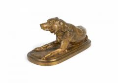 Fremiet Bronze Reclining Dog - 4665773