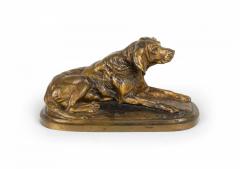Fremiet Bronze Reclining Dog - 4665778
