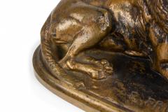 Fremiet Bronze Reclining Dog - 4665781