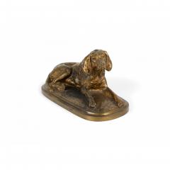 Fremiet Bronze Reclining Dog - 4694647