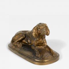 Fremiet Bronze Reclining Dog - 4694652