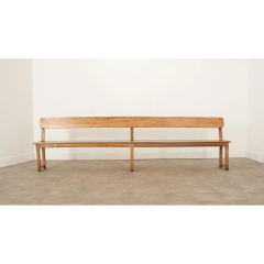 French 10 Long Pine Bench - 3058911