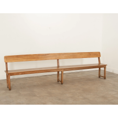 French 10 Long Pine Bench - 3058931