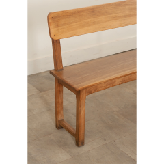 French 10 Long Pine Bench - 3058957