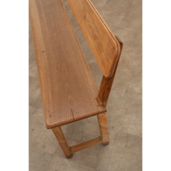 French 10 Long Pine Bench - 3059072