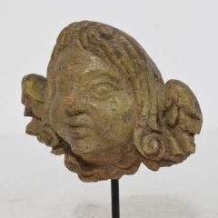 French 16th 17th Century Weathered Oak Renaissance Angel Fragment - 4120888