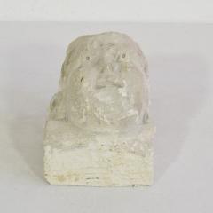 French 17th 18th Century Carved Stone Angel Head Ornament - 4119531