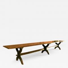 French 17th Century 16 Foot Long Oak Trestle Table - 361497