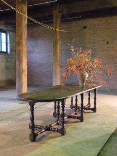 French 17th Century Baroque Oak Dining Table - 2613430