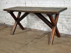 French 17th Century Oak and Elm Rustic Console Table - 1970586
