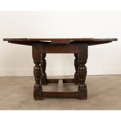 French 17th Century Solid Oak Extending Dining Table - 3278605