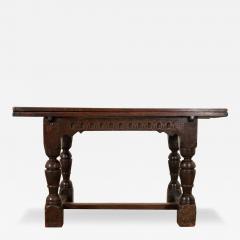French 17th Century Solid Oak Extending Dining Table - 3294081
